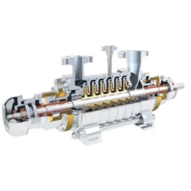 Radially Split Multistage Pump with Double-End Support