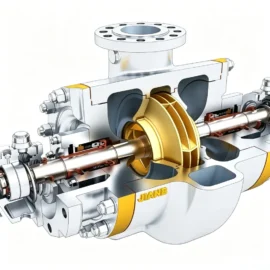 Single-Stage, Double-Suction, Radially Split, Two-End Supported Centrifugal Pump